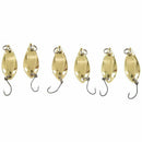 Spoon 006 6 pcs 2.5g 2.8cm Zinc alloy hard fishing bait spoon Seed bait wit N7R5