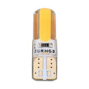 4 Pack Yellow Amber LED T10 W5W COB Car Lamp Interior Side Parking Bulb Light