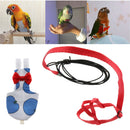 Durable Parrot Bird Outdoor Adjustable Harness Rope With Bird Parrot Diaper