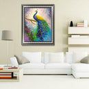 5D DIY Full Drill Diamond Painting Cross Stitch Embroidery Mosaic (Peacock)