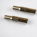 2 PCS Copper Car Vehicle Tire Tyre Valve Extension Cap Cover Adaptor 1.54''