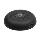 Black Wireless Multi Points Bluetooth Audio Transmitter Splitter Music Adapter