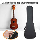 1pc 21 inch Ukulele Soft Case Cover 600D Oxford Waterproof Storage Bag Black
