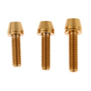 4x Durable Titanium Alloy Cycling Bike Taper Head Bolts Screw Kit