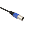 3-pin XLR Male to 1/4" 6.35mm Stereo Plug Audio Cable Microphone TRS Adapter