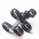 Aluminum CNC 1 inch Ball Butterfly Clip Diving Lights Arm Connected Accesso U4S6