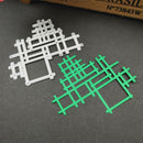 Metal cutting dies cut Irregular net background Scrapbook album paper craftï¼D