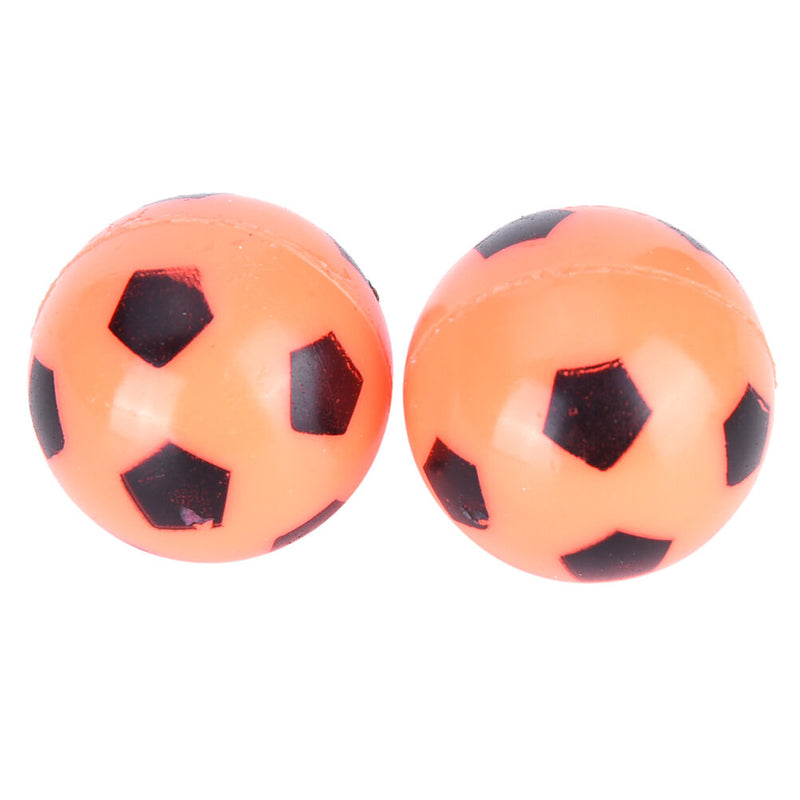 10 Pcs Bouncing Football Ball Rubber Elastic Jumping Soccer Kid Outdoor Toys M&O