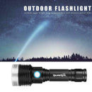 L2 LED Portable Outdoor Hiking Aluminum Alloy Flashlight USB Rechargeable