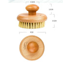 Sisal Bristles Body Brush Beech Handle Dirt Remover Back Scrubbing Brush