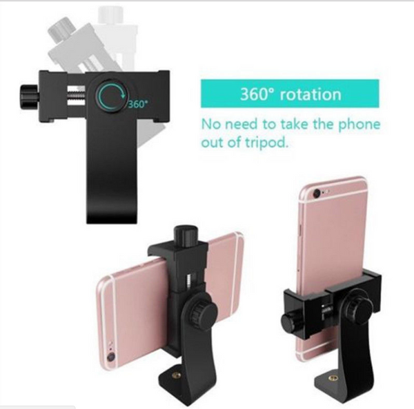 Universal Smartphone Tripod Adapter Cell Phone Holder Mounts
