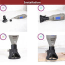 11Pcs Rotary Multi Drill Bits Horn Cover Cutting Guide HSS Router Set Attachment