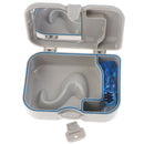 Denture False Teeth Storage Box Case With Mirror & Clean Brush Dental Applia BX