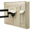 Outdoor TV Cover 40 inch - 42 inch Beige Weatherproof Universal Protector f