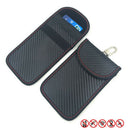 2 Pcs Black Car Key Faraday Bag Signal  Case Key Fob Security Sleeves