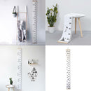Wood Frame Baby Height Growth Chart Kids Room Wall Hanging Painting Ruler