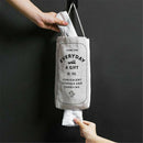 Household Paper Organizer Garbage Trash Storage Bag Vegetable Hanging Container