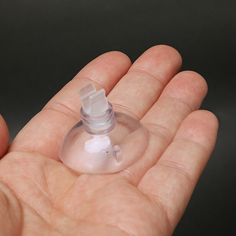 Fishtank Clear Suction Cup Airline Tube Holders Clips Clamps 10 Pcs K3E3