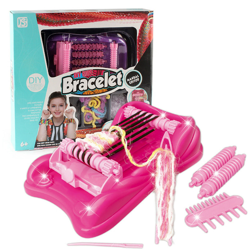 Hairband Machine Girls Bracelet Headwear Knitting Maker Machine Pretend Play