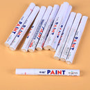 12X White Waterproof Permanent Car Tyre Tire Tread Paint Marker Pen Tire-Pens