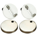 2pcs New Sets Toilet Seat Screws Top Fix Hinge Pack Repair Tool Replacement