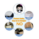 Baby Child Safety Foam Bumper Guards Table Corner Protector Black Coffee x2