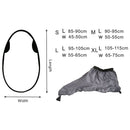 2Pcs Adjustable Kayak Splash Spray Skirt Deck Hatch Cover Cockpit Sprayskirt S&M