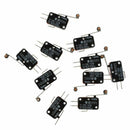 10 Pcs Micro Limit Switch Long Hinge Roller Lever Arm Snap Action LOT N2B9