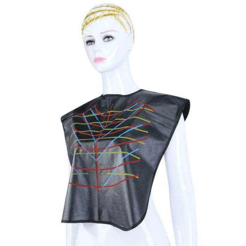 Professional Barber Waterproof Hair Coloring Shawl Cape Hairdresser Wrap A