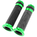 Pair Motorcycle ATV Dirt Bike Handle Bar Hand End Grips Green 135x42x42mm