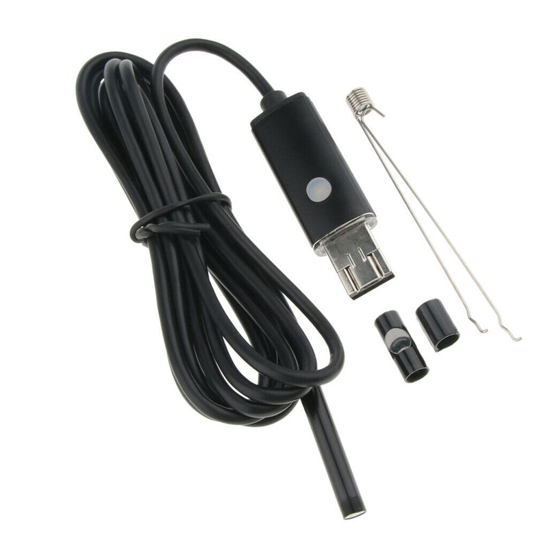 USB HD Borescope Inspection Camera With Small Hook 33ft