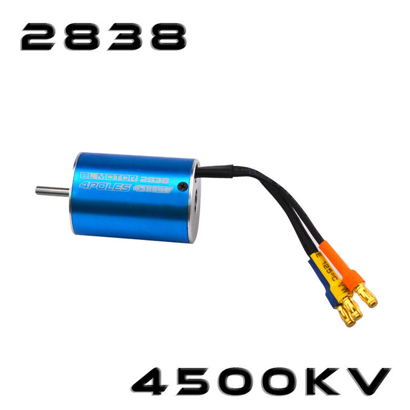2838 Sensorless Brushless Motor+35A Brushless ESC for 1/14 1/16 1/18 RC Car
