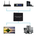 Audio Out Extractor HDMI To Optical Splitter 4K For TV DVD Player 3.5mm Stereo