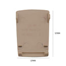Car Rear Seat Hook ISOFIX Cover Child Restraint for X1 E84 3 Series (Beige)