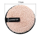 Soft Makeup Remover Puff Sponge Face Cleansing Powder Puff Pads (Coffee) A