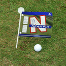 2pcs Outdoor Golf Tournament Distance Flag Flagstick Plastic Target Flags