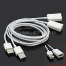 2 Pack USB 2.0 Active Repeater Male To Female Extension Cable Extender Cord US