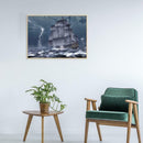 5D DIY Full Drill Diamond Painting Thunder Ship Cross Stitch Embroidery Kit