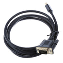 1.8M  Port Compatible Mini DP to VGA Male to Male Cable Adapter