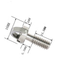 Top 1/4" D-Ring Screw Stainless Steel For Camera Tripod Plate Tool Release E7I3