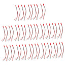 50x 2 Pin 24AWG Electric Extension Wire for 3528 Single Color LED Strips