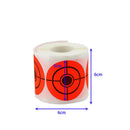 250pcs Bow And Arrow Shooting Target Paper Fluorescent Paper Self-Adhesive New