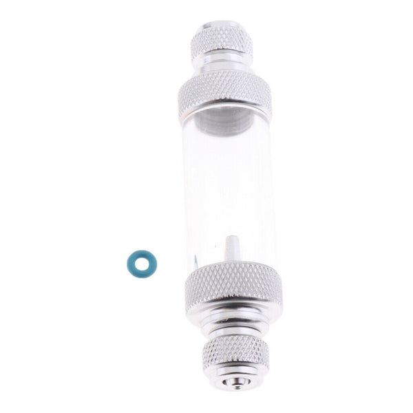 Aluminum Alloy Aquarium CO2 Bubble Counter Check Valve