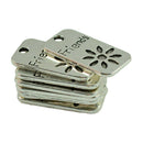20pcs Alloy Flower Friends Engraved Charms Pendants Jewelry Making Findings