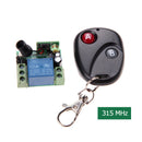DC12V 10A 315MHz Wireless Remote Control Switch Transmitter with Receiver