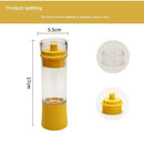 2 In 1  Resistant Oil Bottle Oil Brush 2 Pans