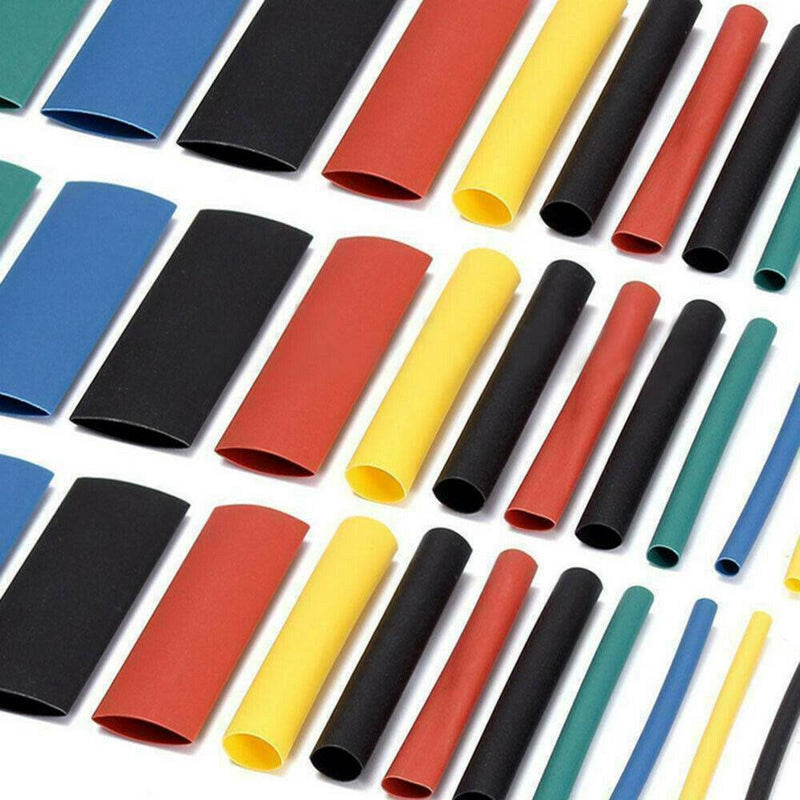 328Pcs Car Assorted Electrical Cable Heat Shrink Tube Tubing Wrap Sleeve Kit Set