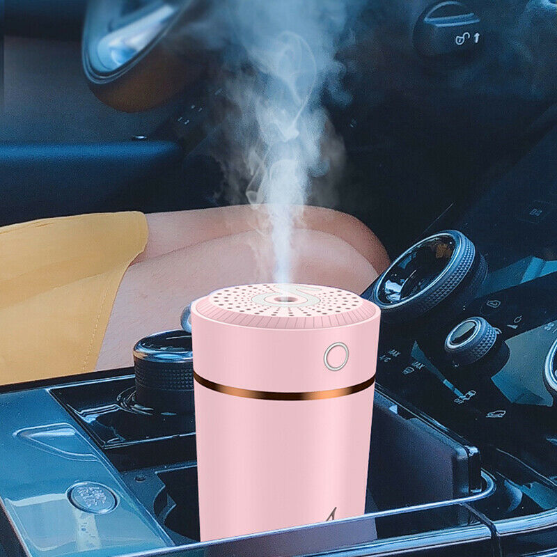 LED Mini Portable Car Humidifier Air Purifier Freshener Essential Oil Diffus3C