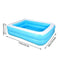 Inflatable Swimming Pool Outdoor Backyard Inflated Tubs for Kids Adults