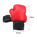 Children Boxing Gloves Punching Bag Training Glove Sparring Mitts For Kids Red